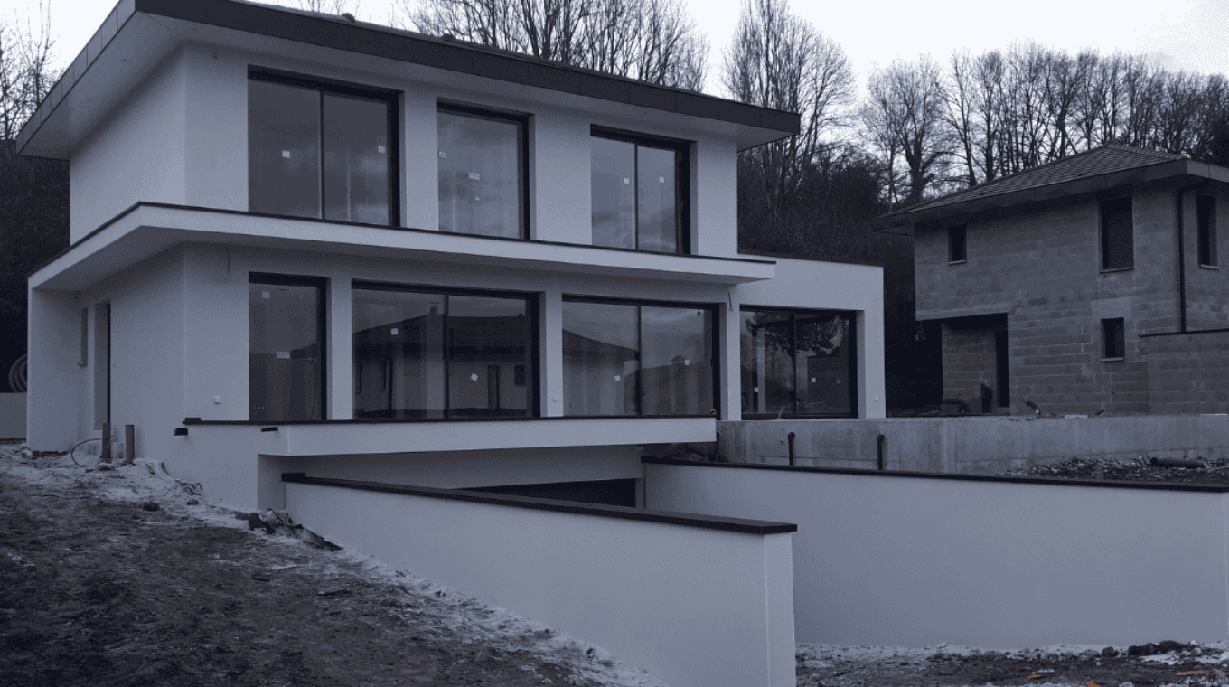 crepis facade maison individuelle fin de travaux