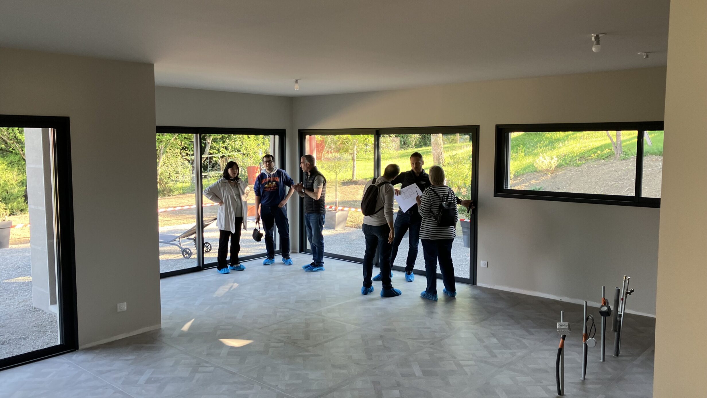 porte ouverte maison individuelle