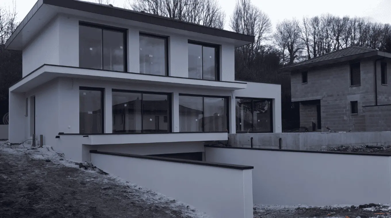 crepis facade maison individuelle fin de travaux
