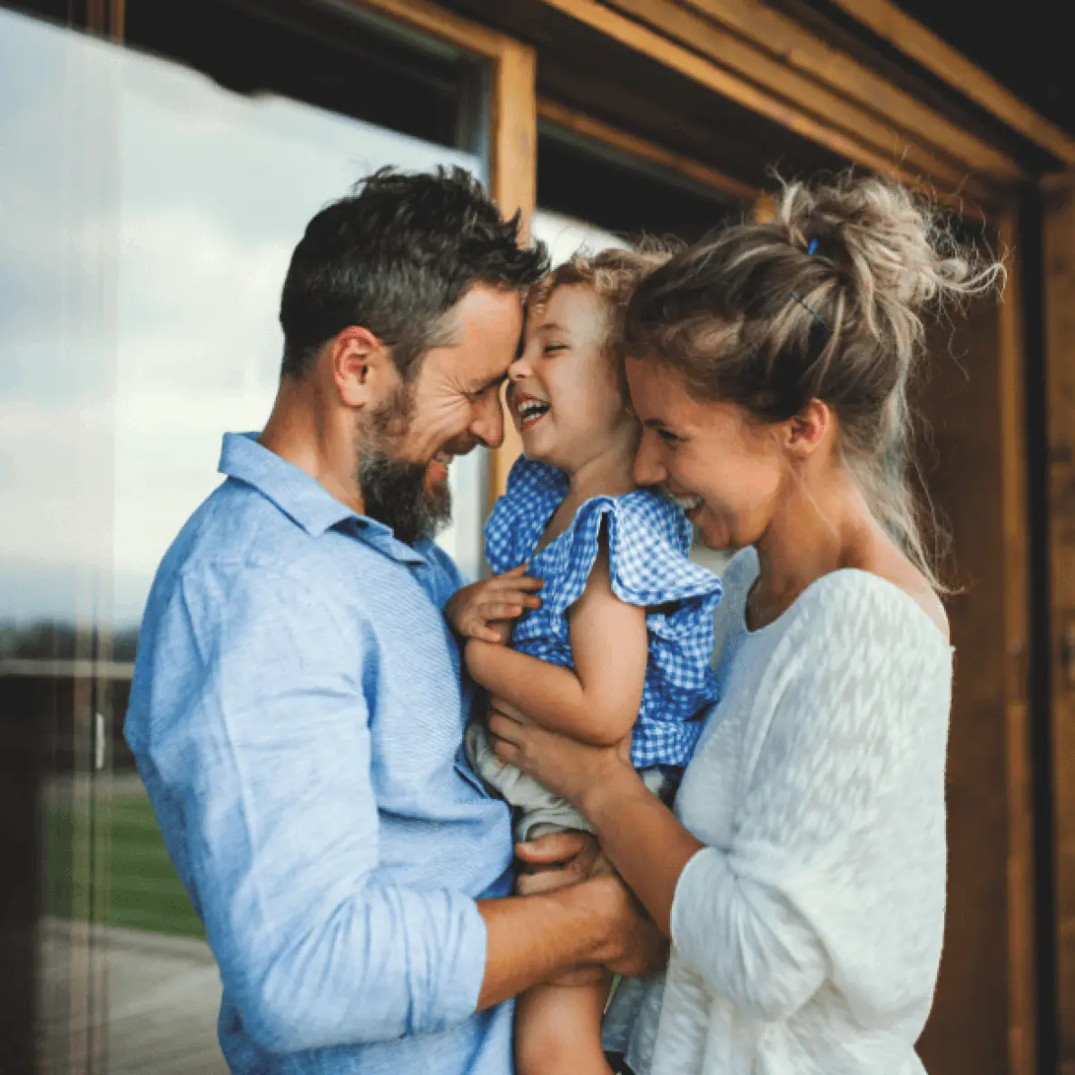 famille heureuse maisons oxygene