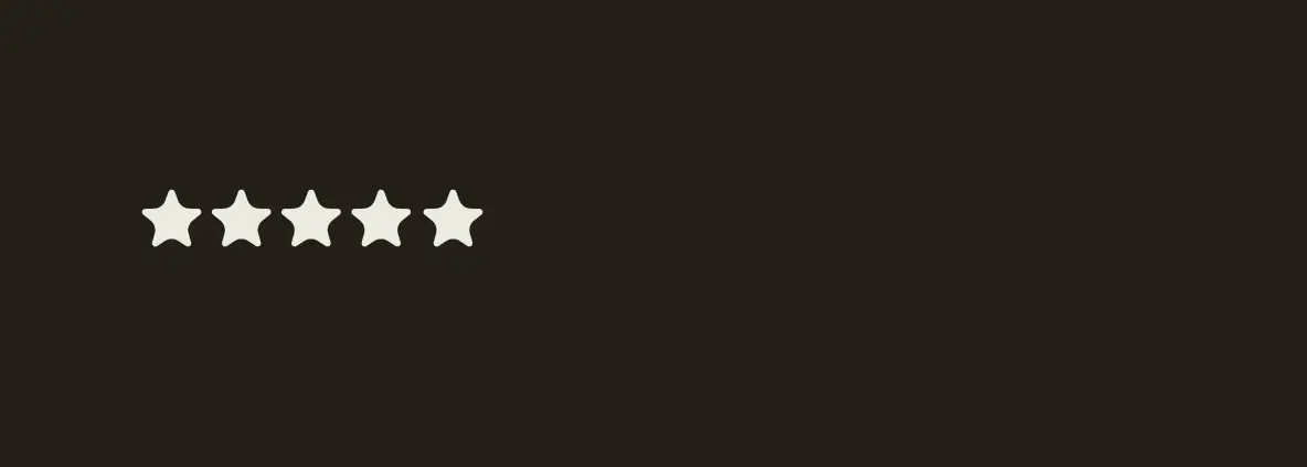 5 étoiles mo brun 1